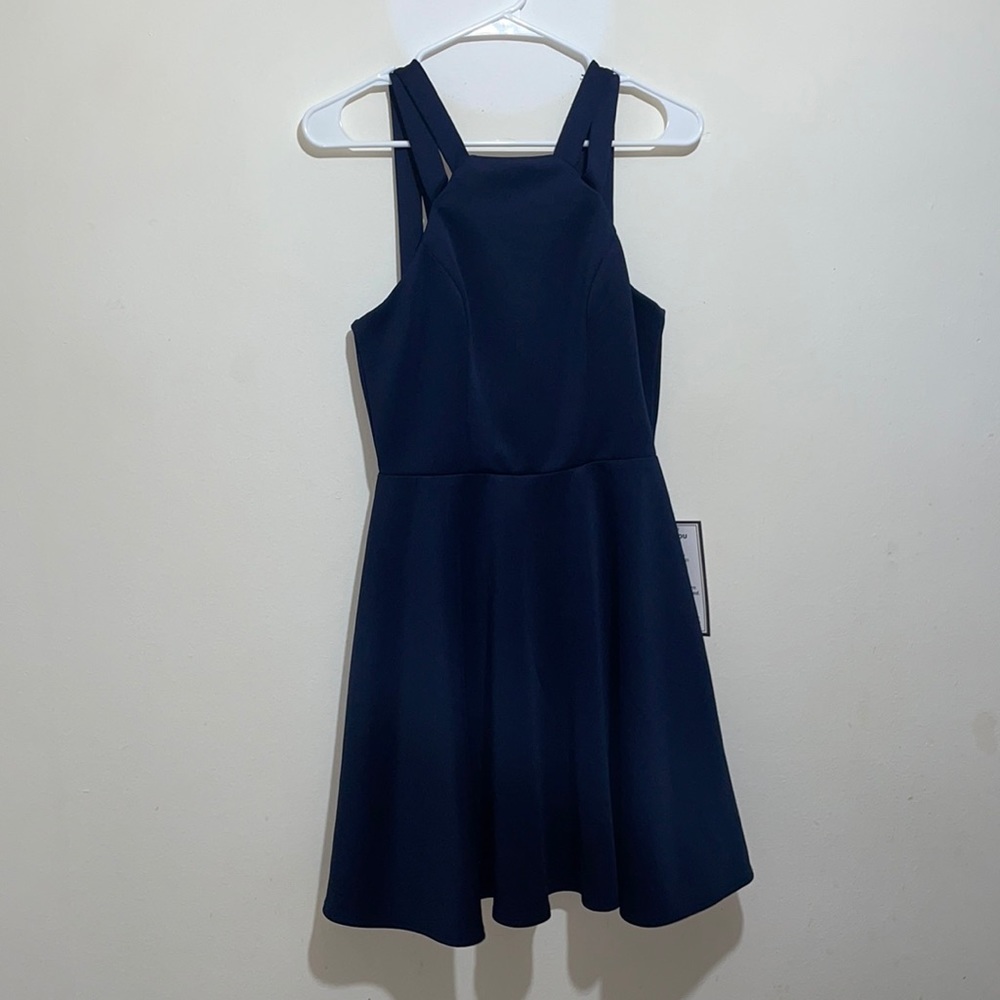 Navy blue dress